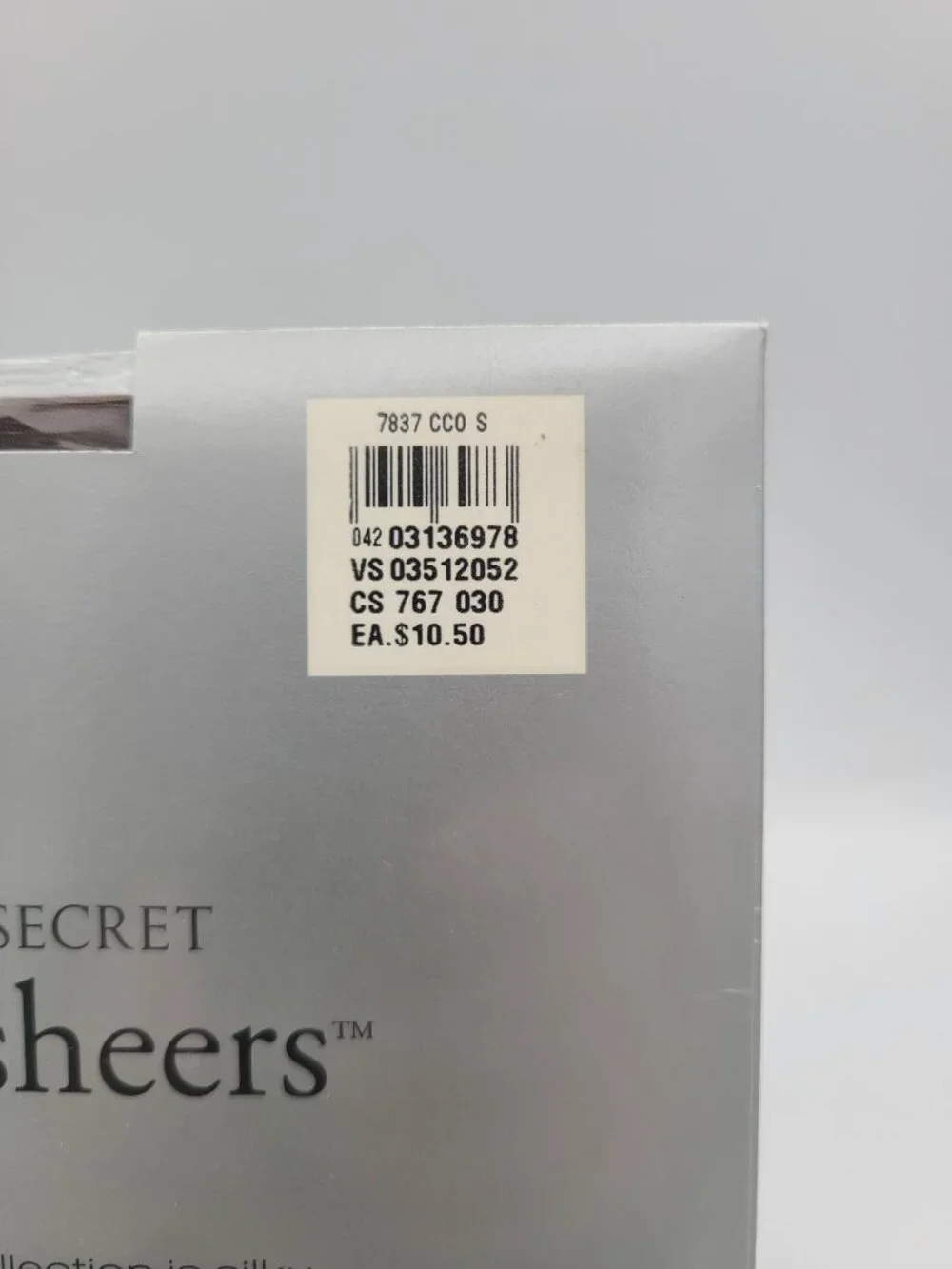 Vintage Victoria's Secret Glamour Sheers Thigh Highs Cocoa Small NIP